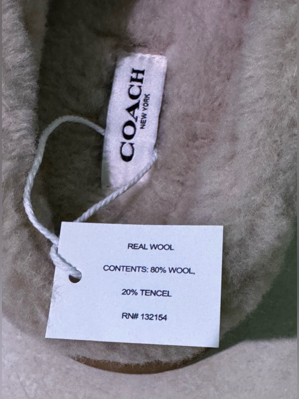 Coach Cecelia Suede Shearling-Lined Platform Clogs Sandals Sz-11USW NIB - Picture 4 of 5